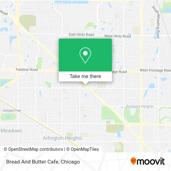 Bread And Butter Cafe map