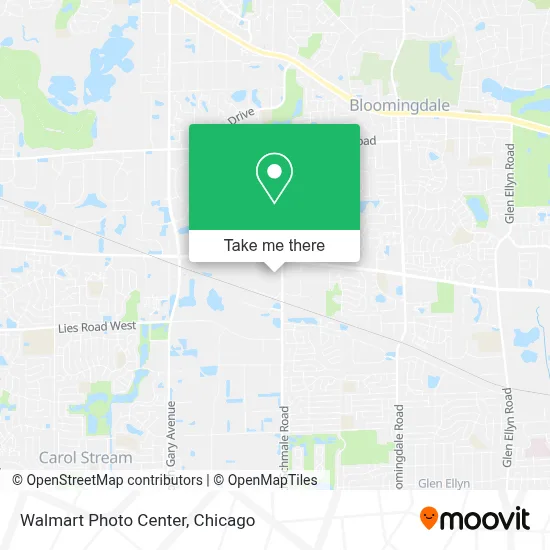 Walmart Photo Center map