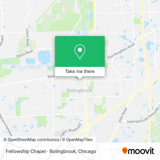 Fellowship Chapel - Bolingbrook map