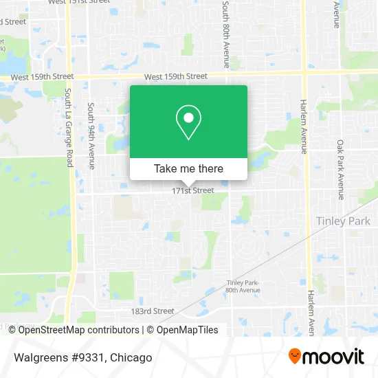 Walgreens #9331 map