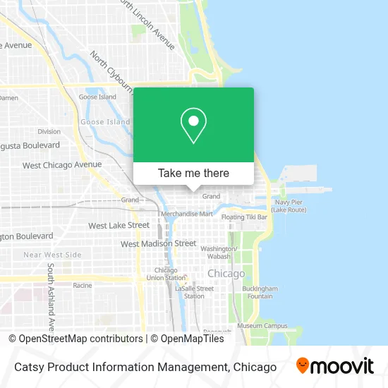 Catsy Product Information Management map