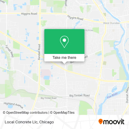 Local Concrete Llc map