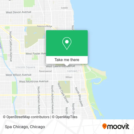 Spa Chicago map