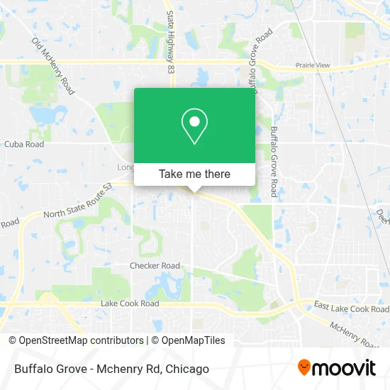Buffalo Grove - Mchenry Rd map
