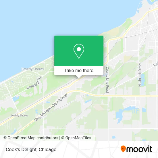 Cook's Delight map