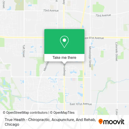 True Health - Chiropractic, Acupuncture, And Rehab map