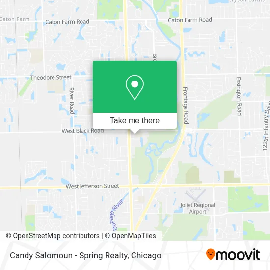 Candy Salomoun - Spring Realty map