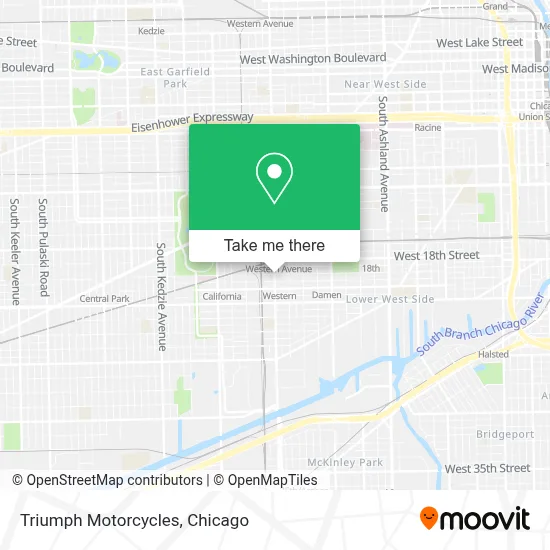 Triumph Motorcycles map