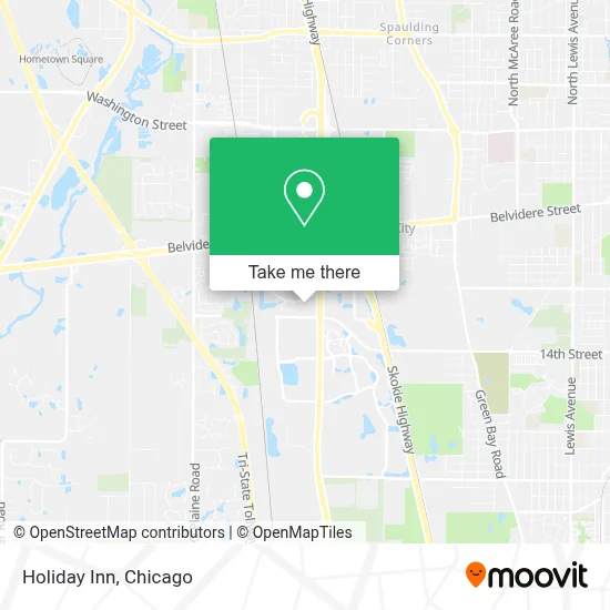 Holiday Inn map