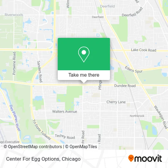 Center For Egg Options map
