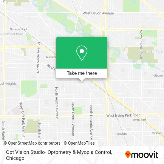 Opt Vision Studio- Optometry & Myopia Control map