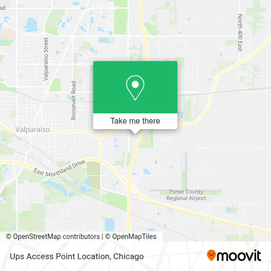 Ups Access Point Location map