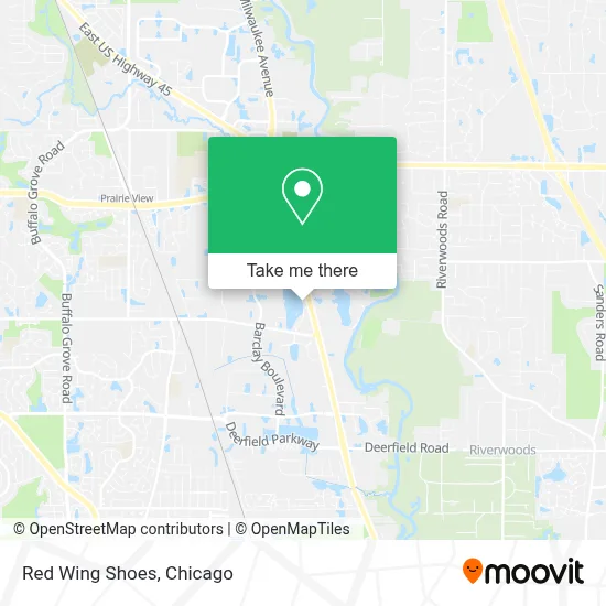 Red Wing Shoes map