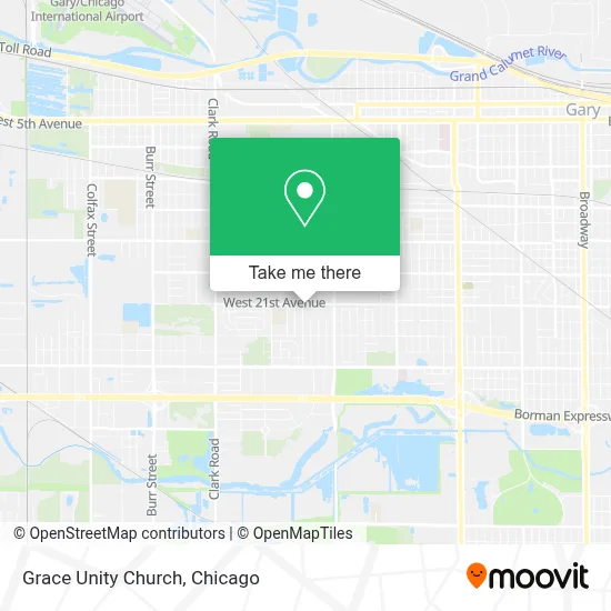 Grace Unity Church map