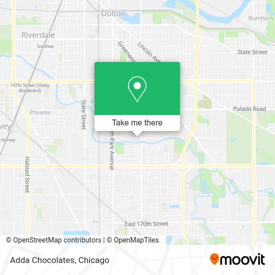 Adda Chocolates map