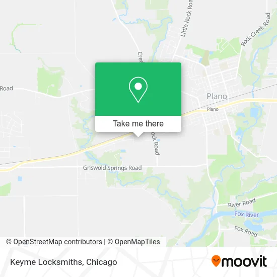 Keyme Locksmiths map