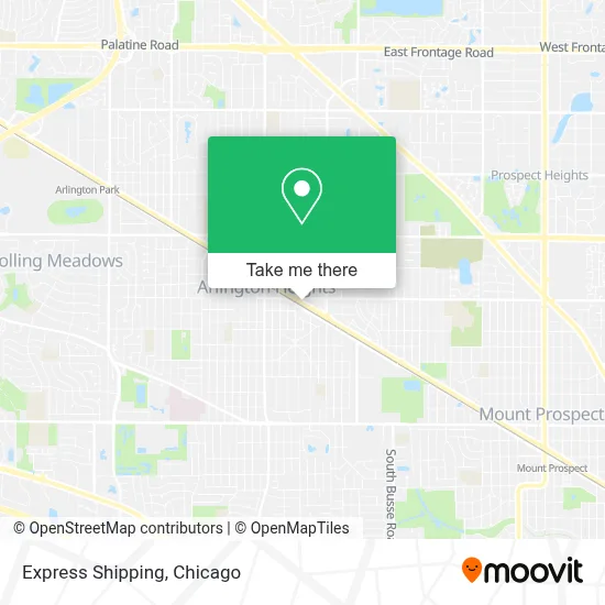 Express Shipping map