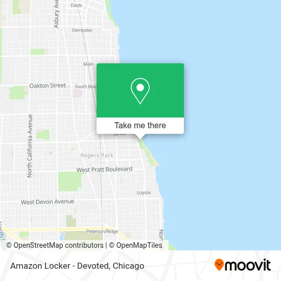 Amazon Locker - Devoted map