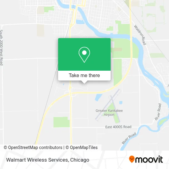 Walmart Wireless Services map