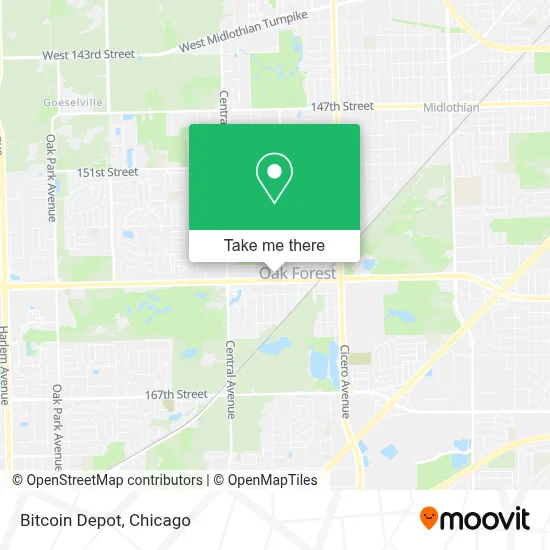 Bitcoin Depot map