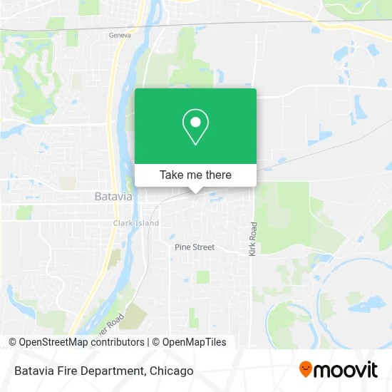 Batavia Fire Department map