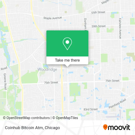 Coinhub Bitcoin Atm map