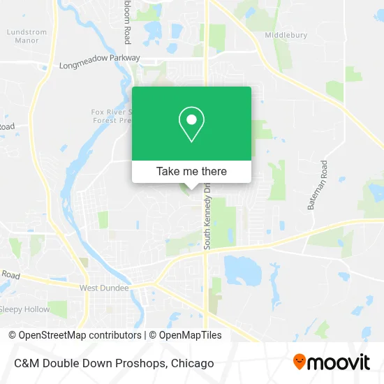 C&M Double Down Proshops map