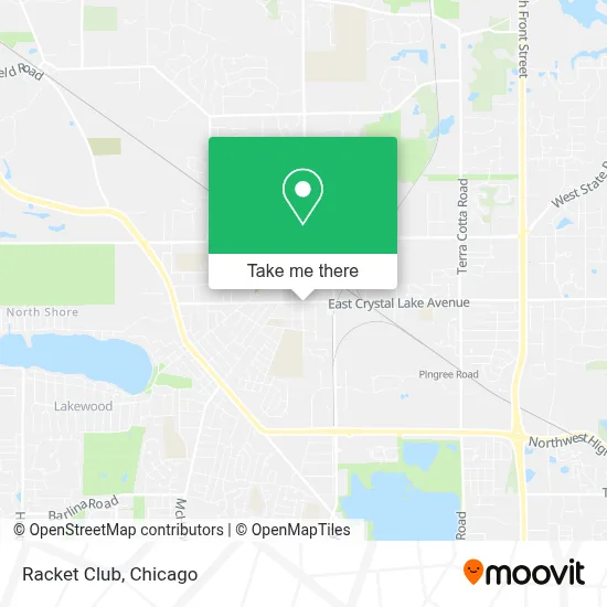 Racket Club map