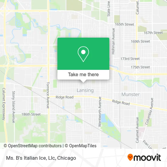 Ms. B's Italian Ice, Llc map