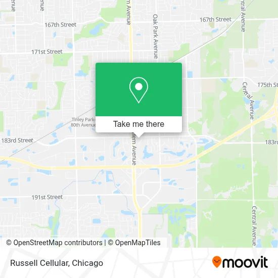 Russell Cellular map