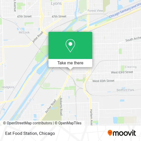 Eat Food Station map