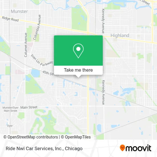 Ride Nwi Car Services, Inc. map