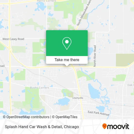 Splash Hand Car Wash & Detail map