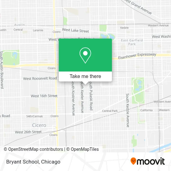Bryant School map