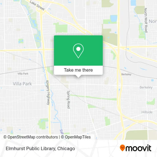 Elmhurst Public Library map