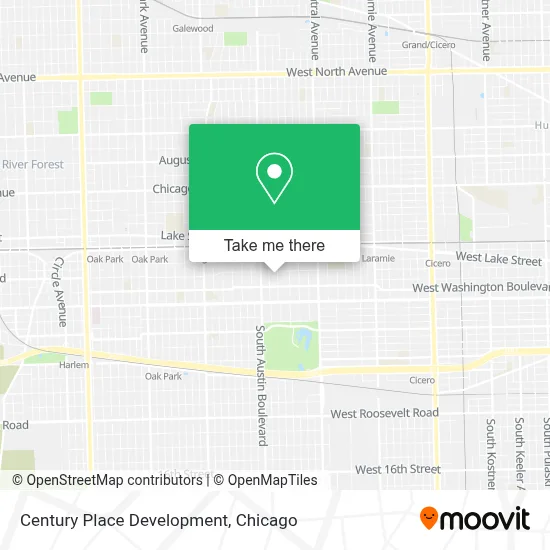 Century Place Development map