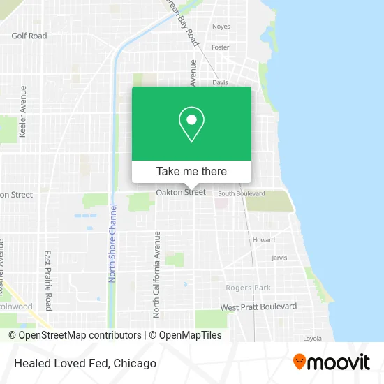 Healed Loved Fed map