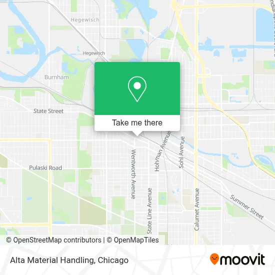 Alta Material Handling map