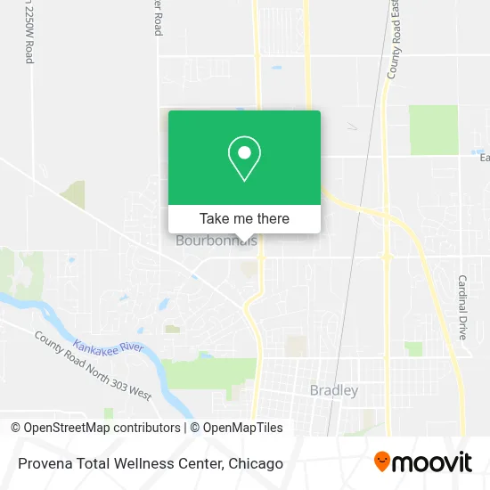 Provena Total Wellness Center map