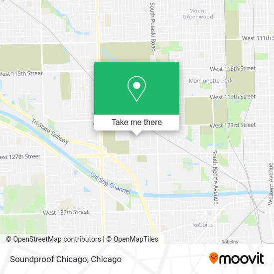 Soundproof Chicago map