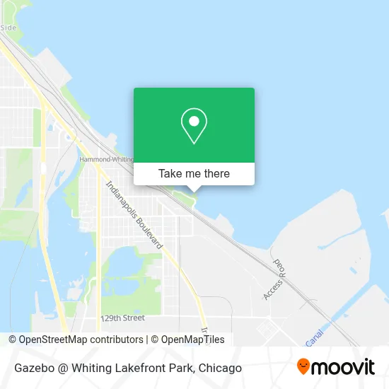 Gazebo @ Whiting Lakefront Park map