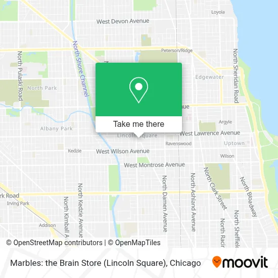 Marbles: the Brain Store (Lincoln Square) map