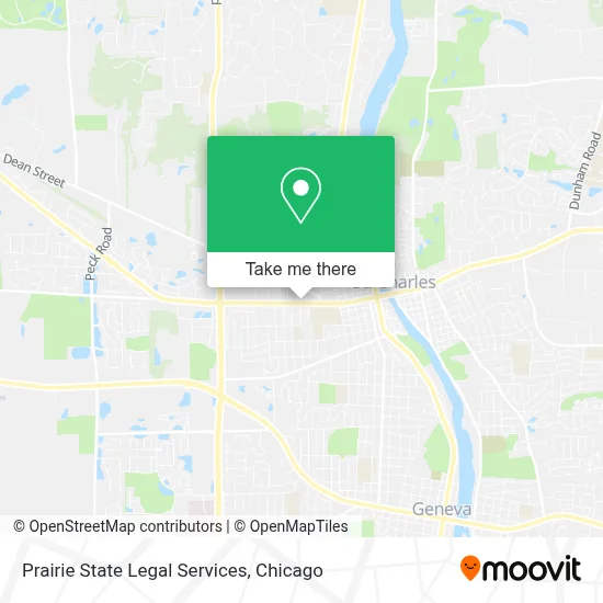 Prairie State Legal Services map
