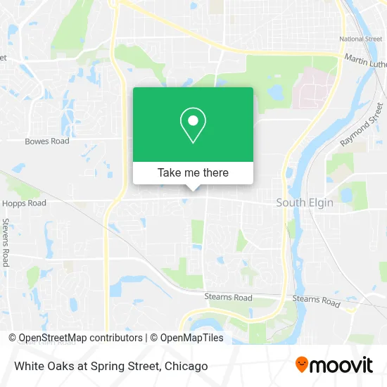 White Oaks at Spring Street map