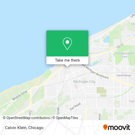 Calvin Klein map