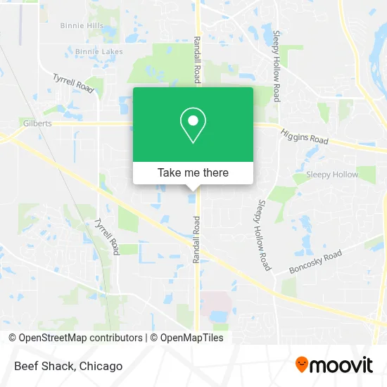 Beef Shack map