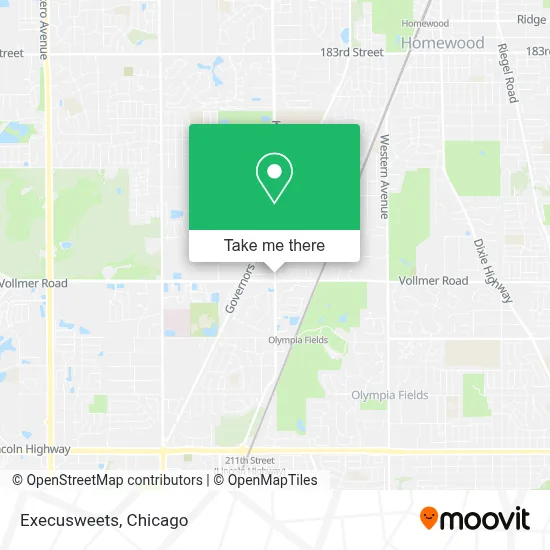 Execusweets map