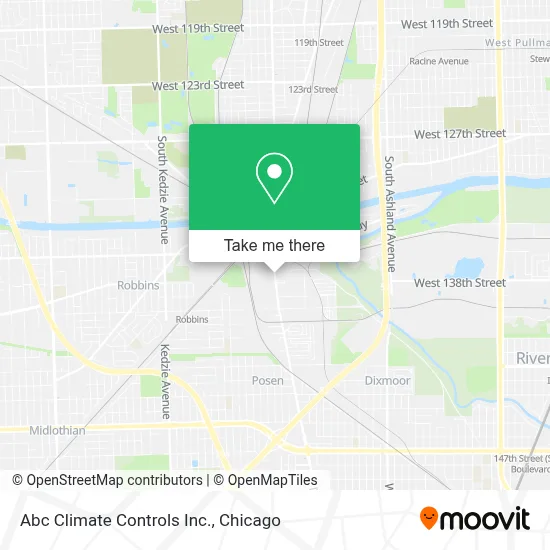 Abc Climate Controls Inc. map