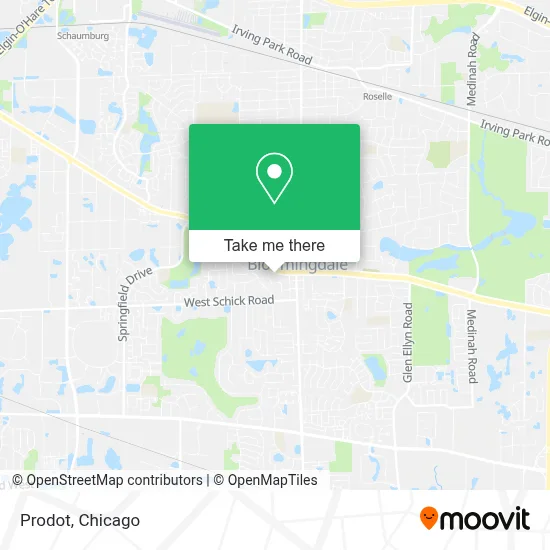 Prodot map