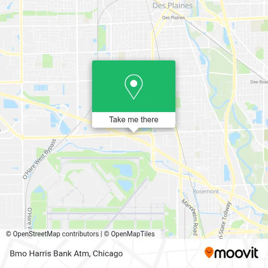 Bmo Harris Bank Atm map